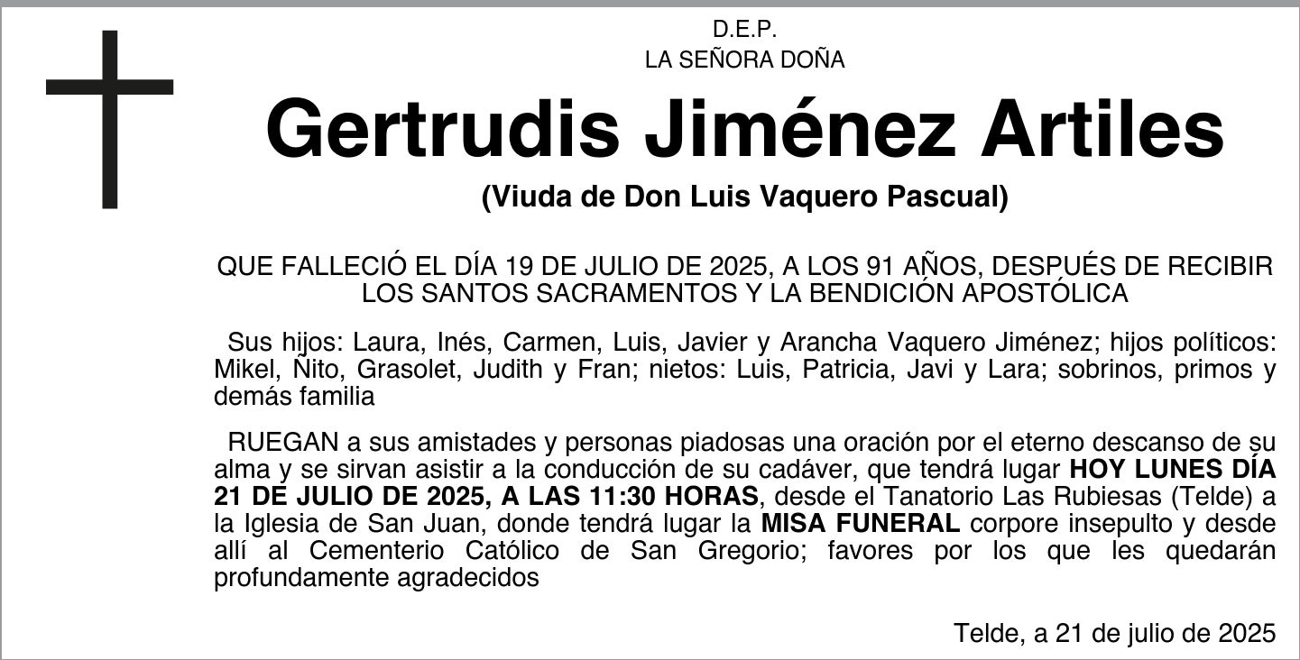 Gertrudis Jiménez Artiles