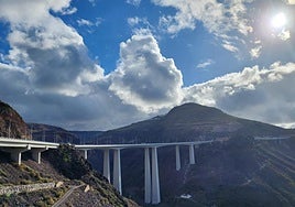 Nubes en el norte de Gran Canaria.