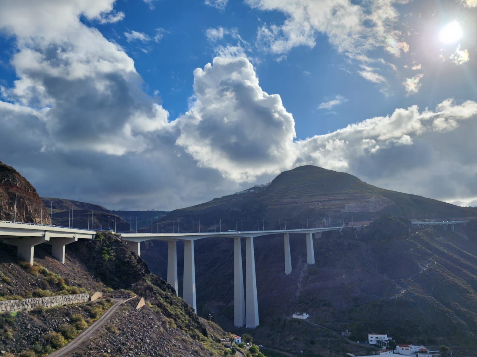 Nubes en el norte de Gran Canaria.