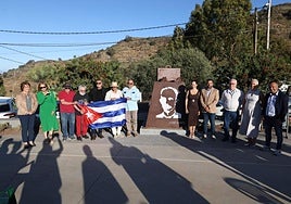 La escultura en honor a Antonio Pérez Monzón es obra de Orlando Hernández.