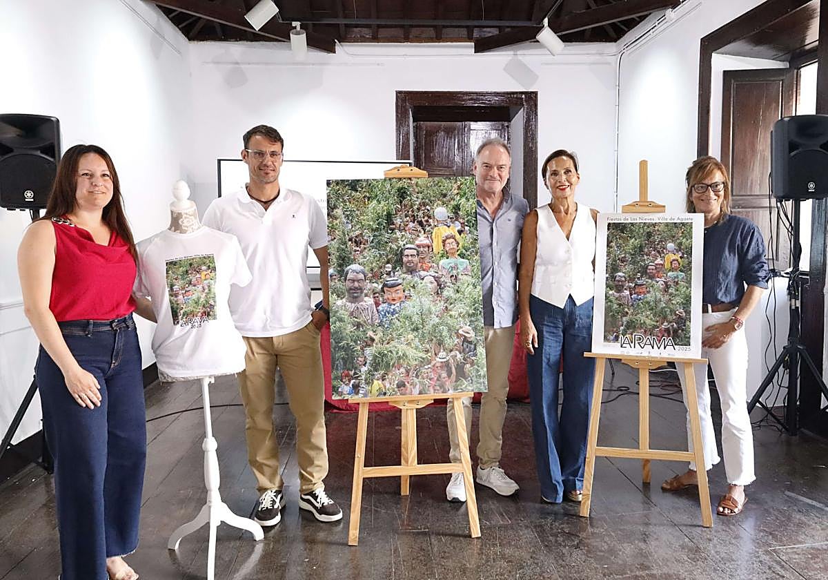 Presentación de las fiestas de Las Nieves en Agaete.