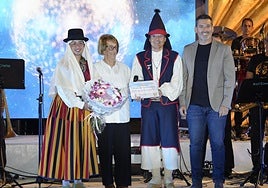 Un momento del homenaje.