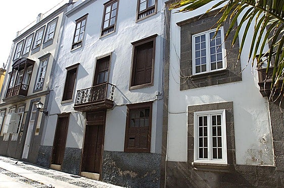 Casas de arquitectura colonial canaria que, evidentemente, no están en La Isleta.
