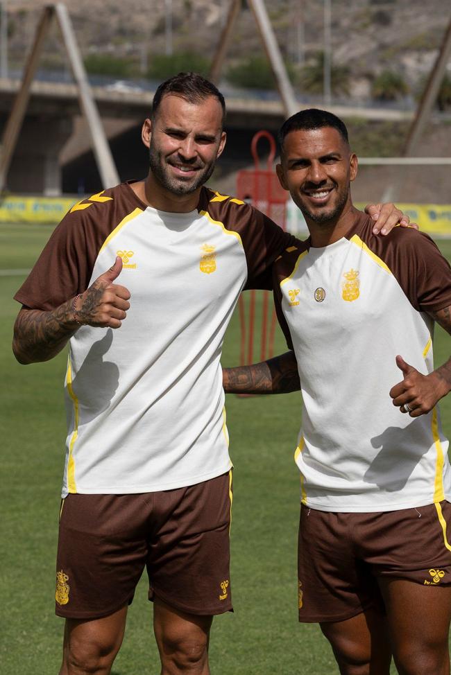 Jese y Viera, motivados en puertas de iniciar una nueva etapa juntos en la UD.