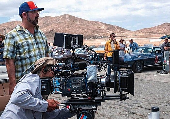 Cámaras durante la grabación de un rodaje el año pasado en las islas.