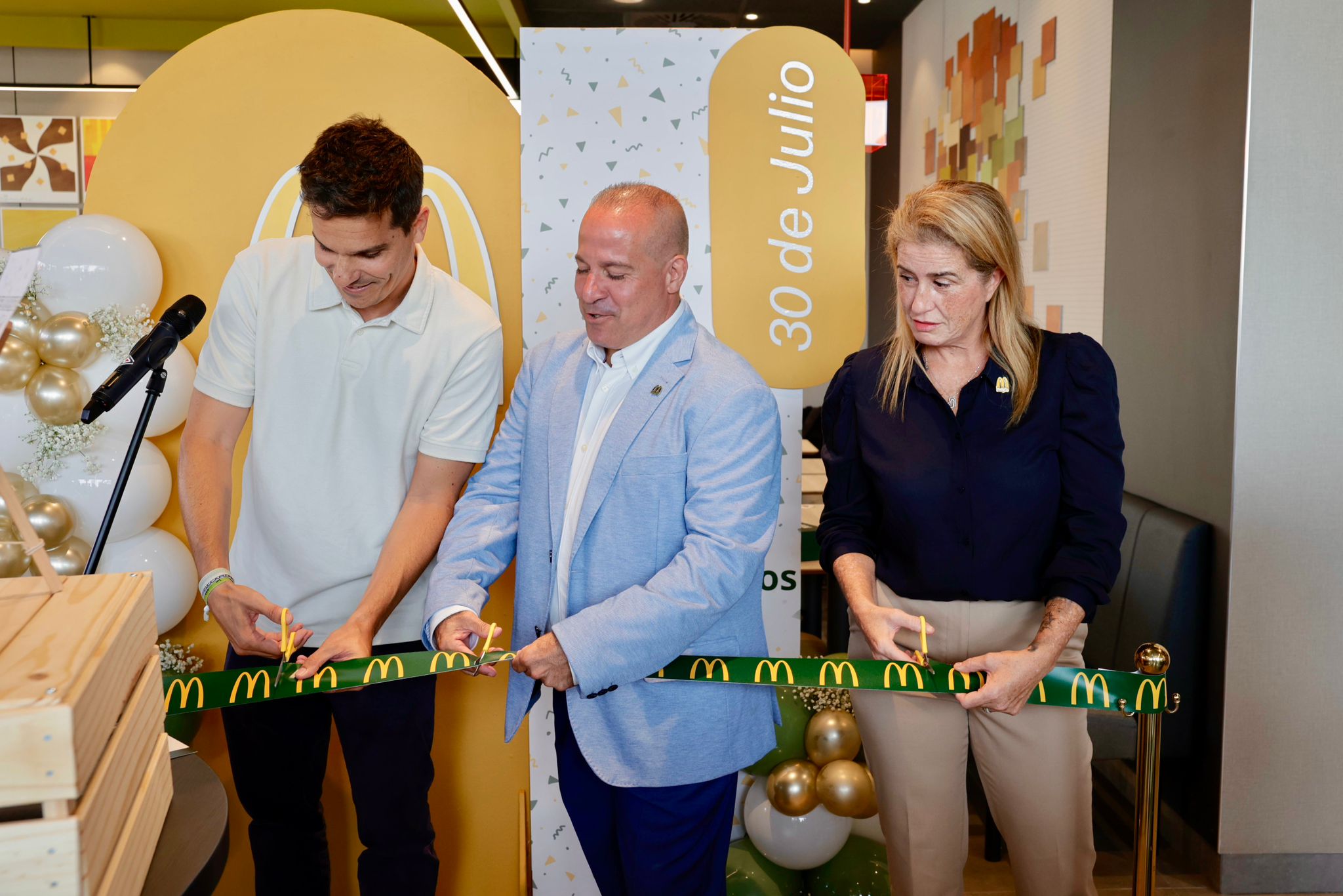 Así fue la inauguración de McDonald&#039;s en Agüimes