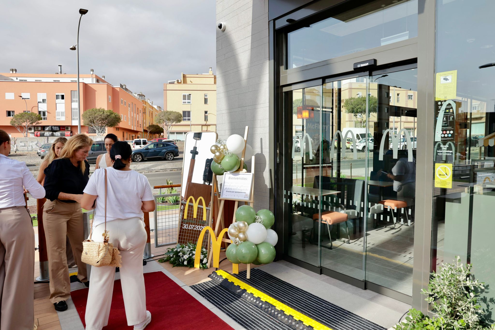 Así fue la inauguración de McDonald&#039;s en Agüimes