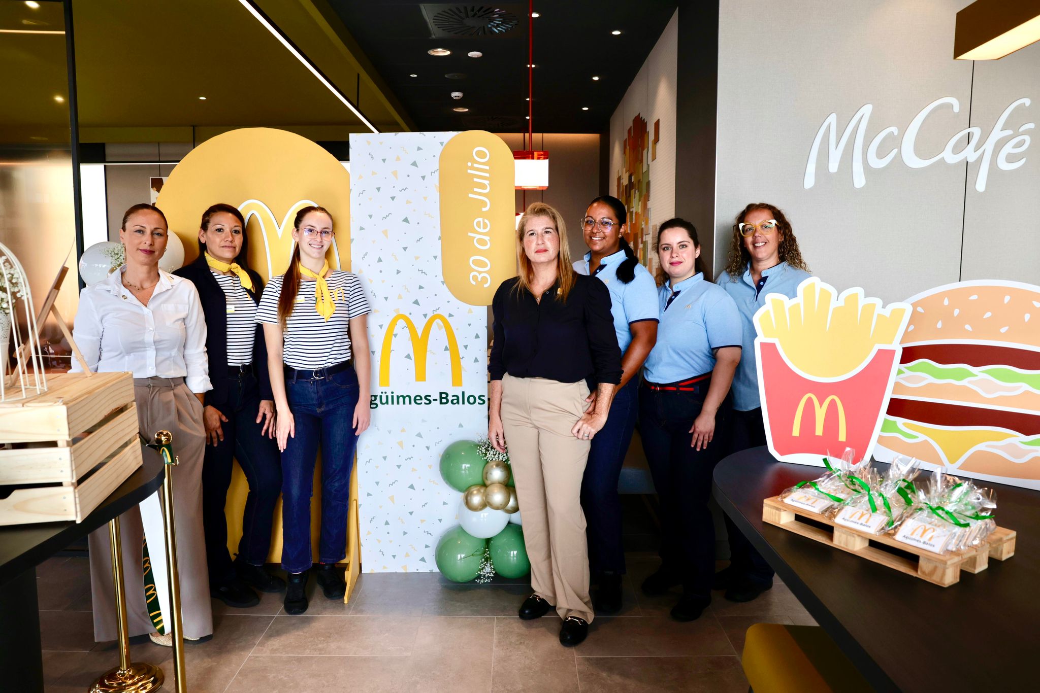 Así fue la inauguración de McDonald&#039;s en Agüimes