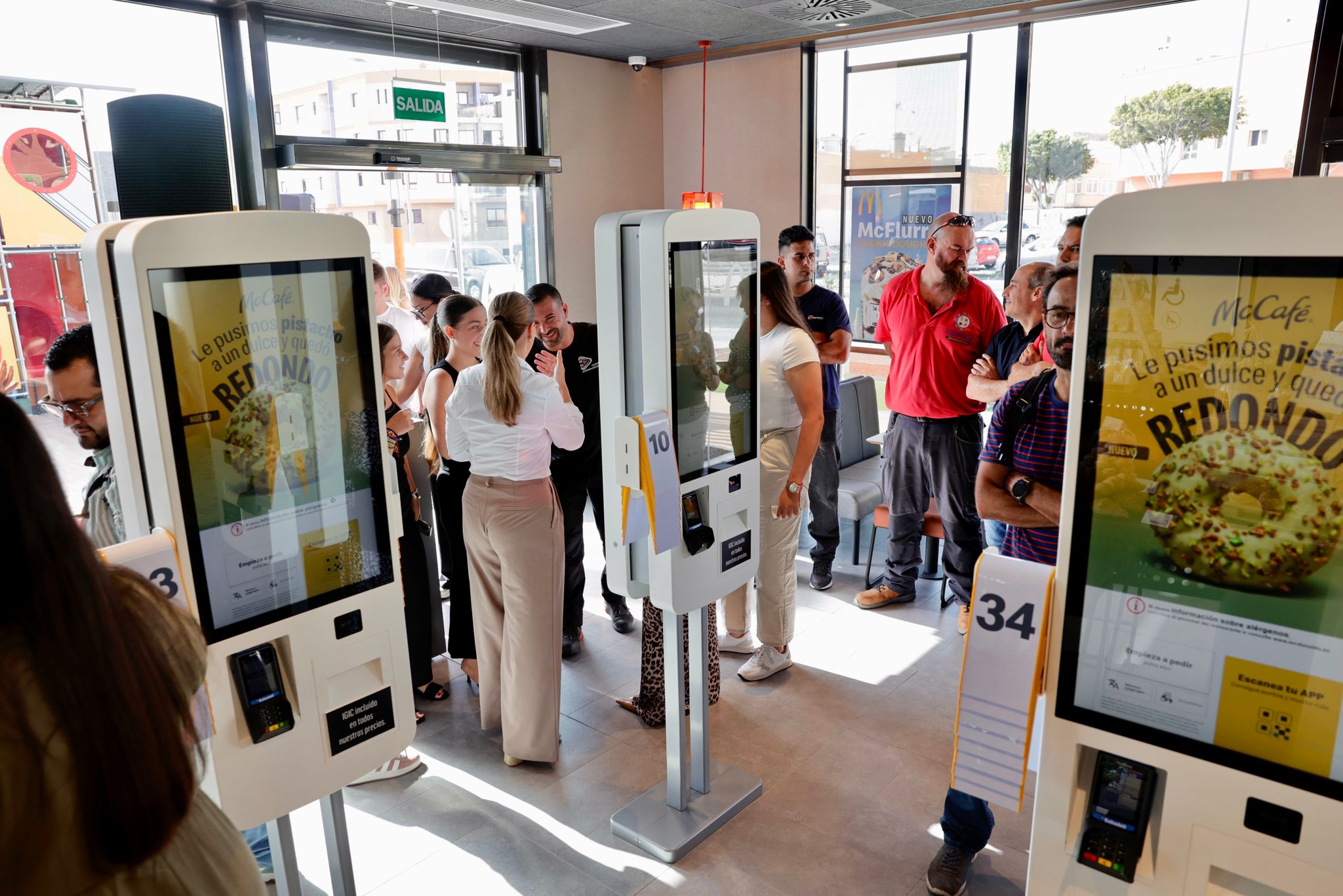 Así fue la inauguración de McDonald&#039;s en Agüimes