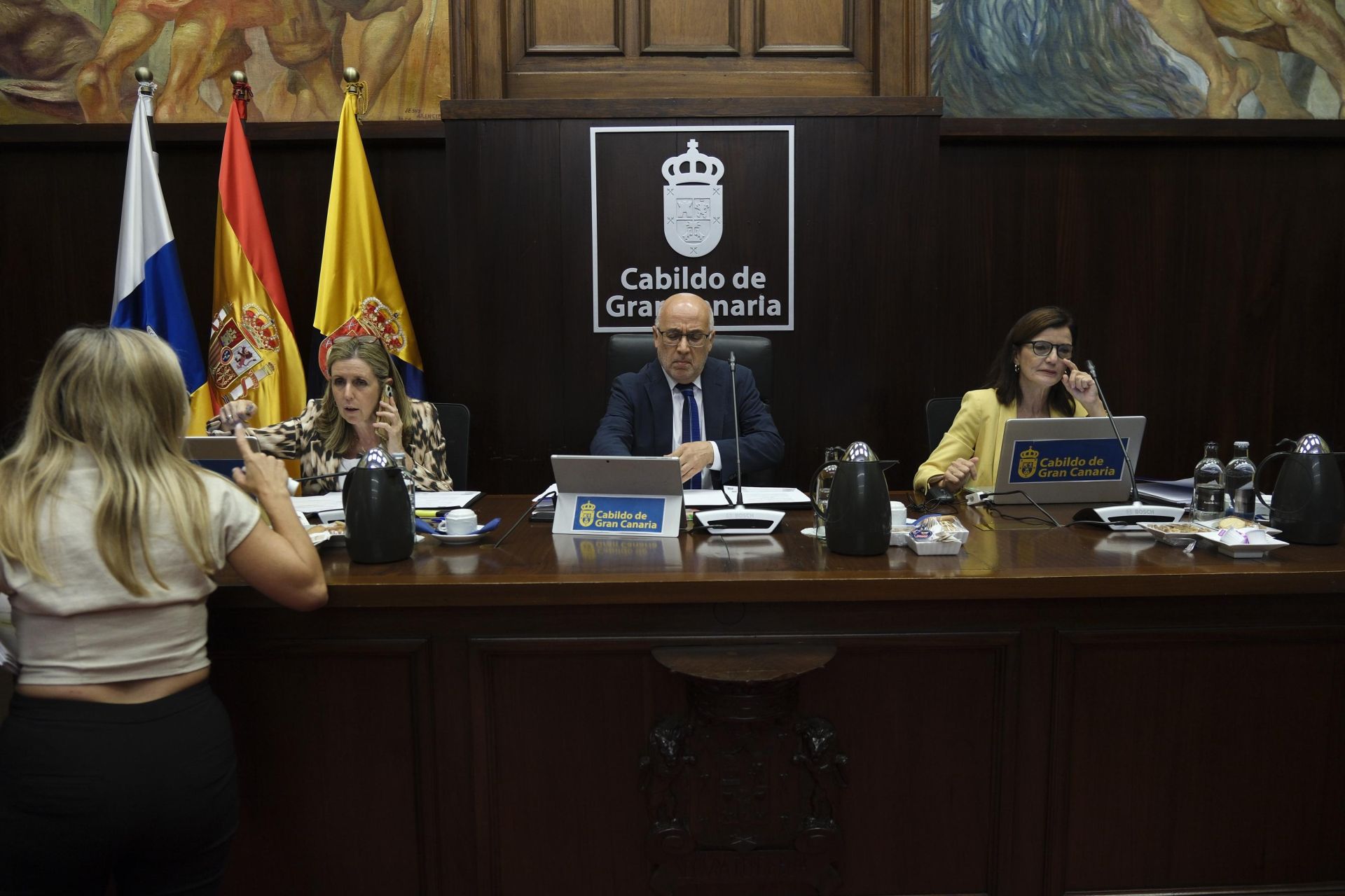 Así fue el pleno del Cabildo de Gran Canaria