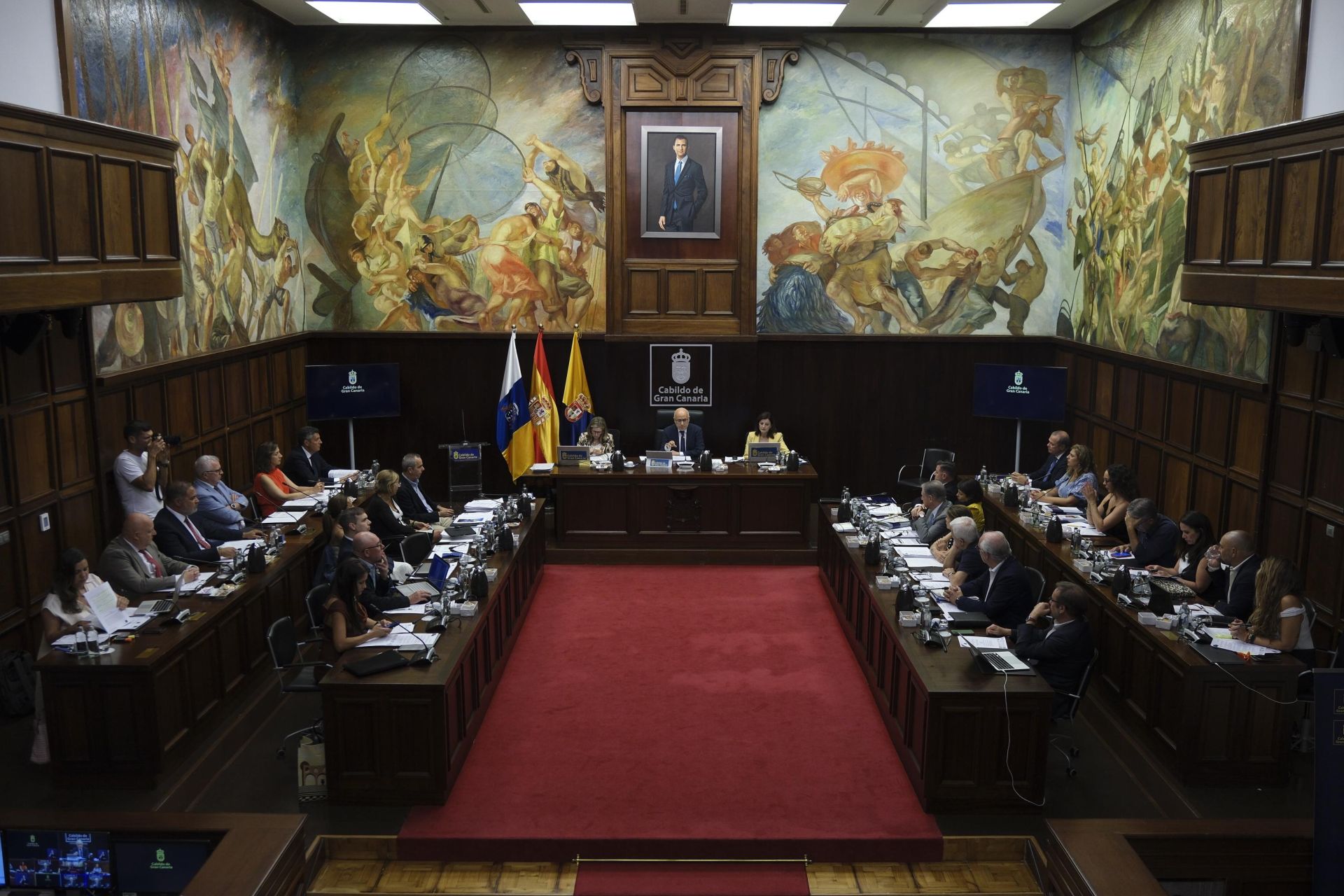 Así fue el pleno del Cabildo de Gran Canaria