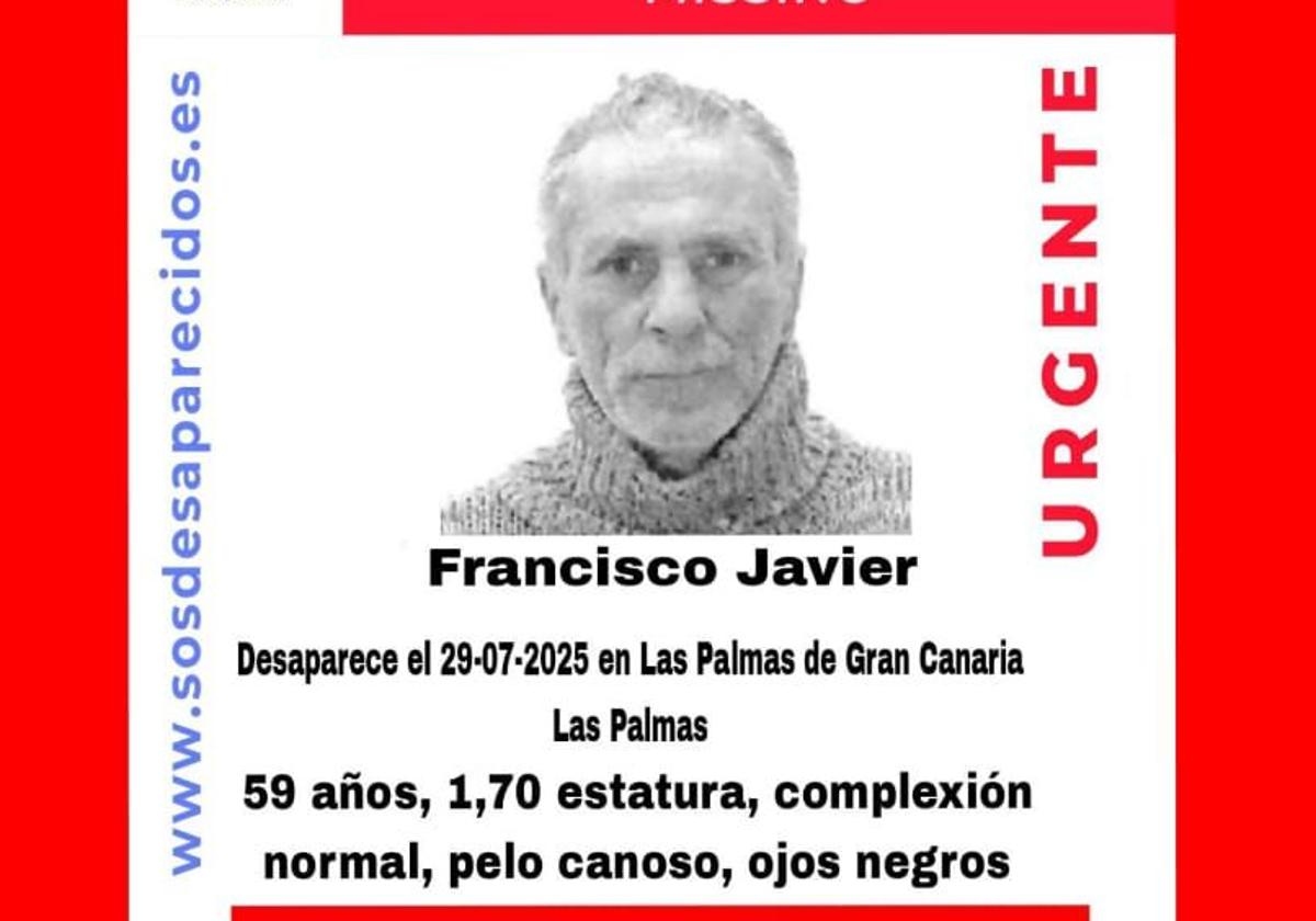Cartel de Francisco Javier.