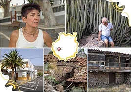 Paco Alfonso Suárez, vecino de toda la vida y agricultor en la plaza.