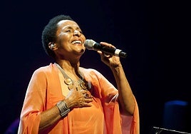 La cantante peruana Susana Baca.