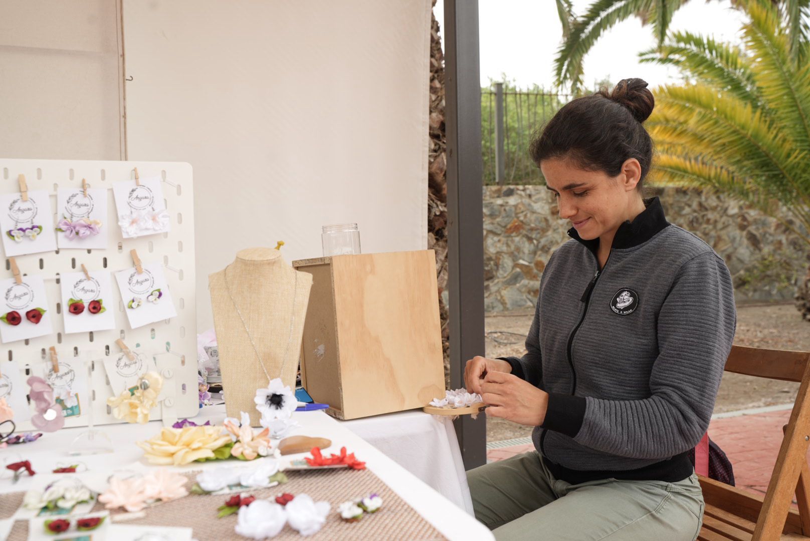 Mercado agrícola y muestra de artesanía Tasate con motivo de las fiestas de San Lorenzo