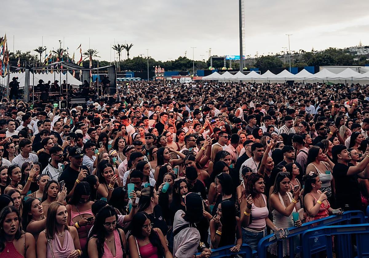 Imagen del público en la cita musical.