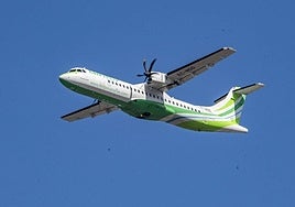 Imagen de archivo de un avión de Binter.
