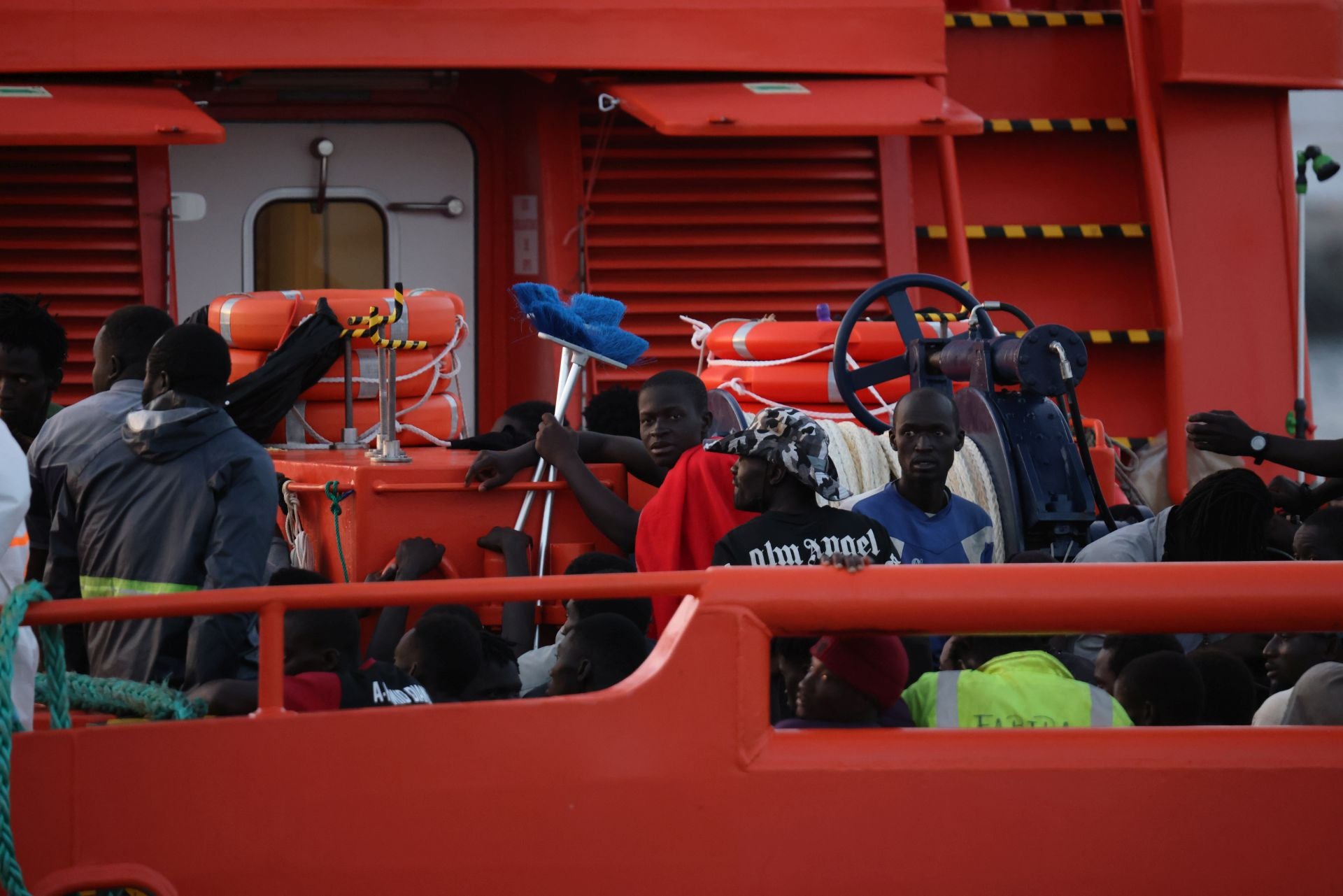 Así fue la llegada del cayuco con un fallecido a Gran Canaria