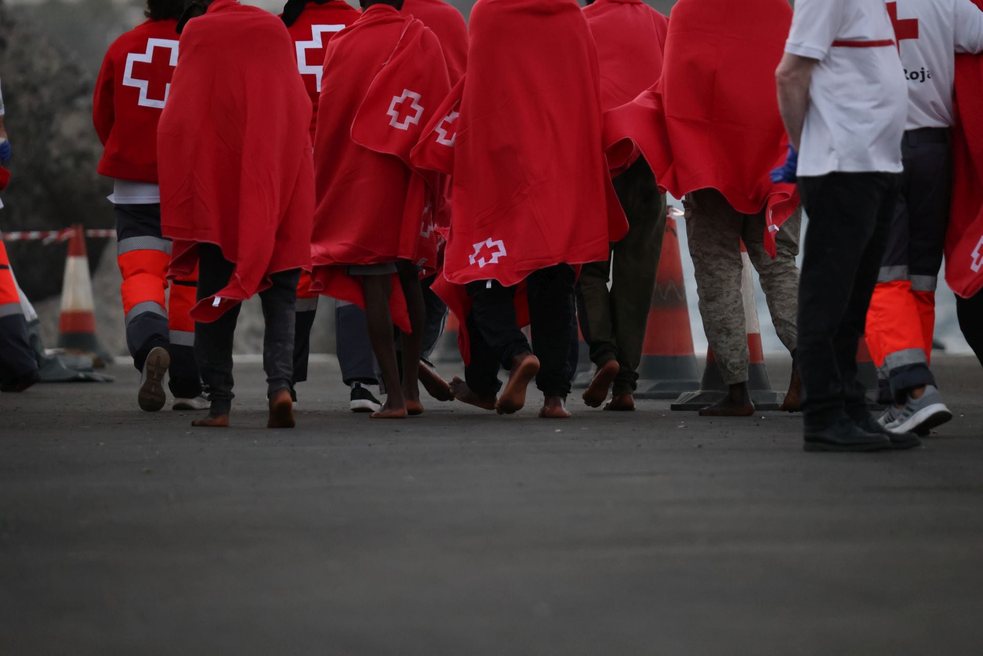 Así fue la llegada del cayuco con un fallecido a Gran Canaria