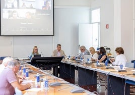 Última reunión del curso del Consejo Social de la ULPGC, celebrada el pasado jueves.