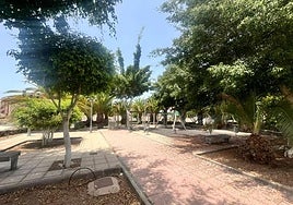 Parque infantil Chano Ravello, en el barrio de Bellavista de San Bartolomé de Tirajana.