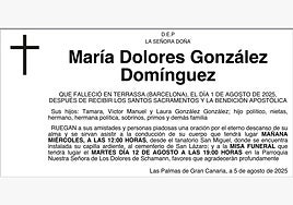 María Dolores González  Domínguez