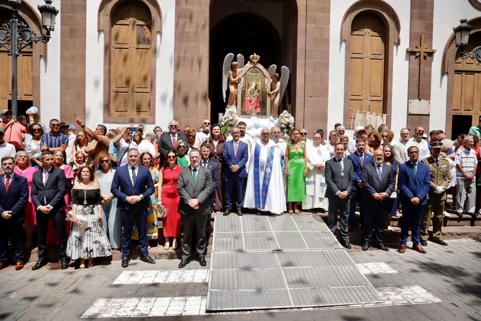 Así lució la procesión del Encuentro en Agaete