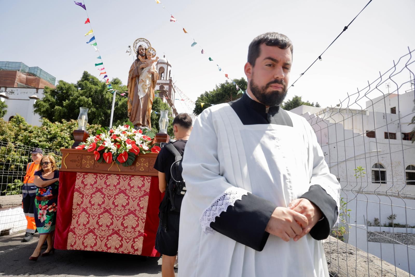 Así lució la procesión del Encuentro en Agaete