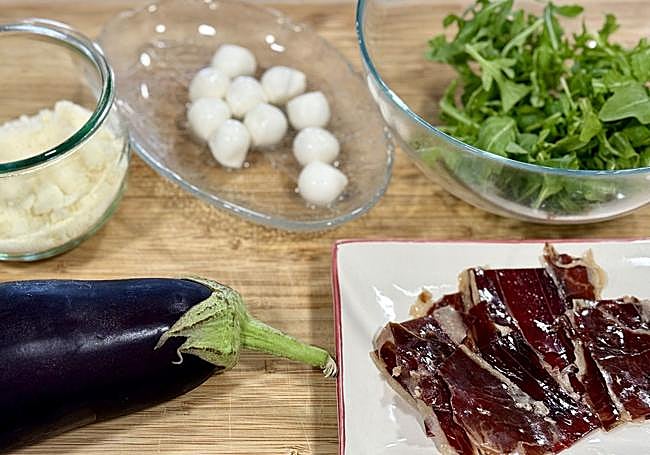 Dispondremos todos los ingredientes