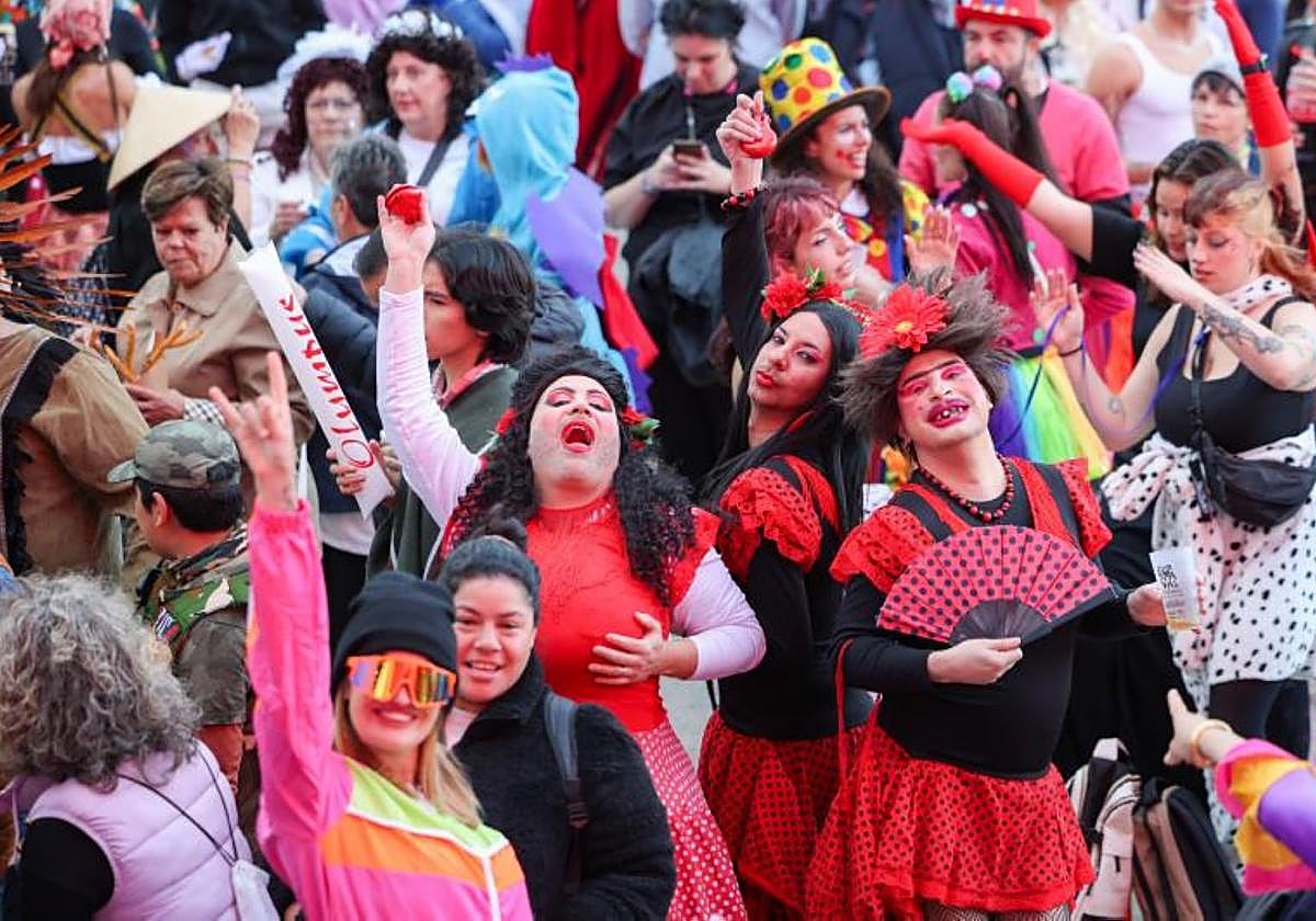 Imagen de archivo de un concierto durante la celebración del carnaval de Las Palmas de Gran Canaria.