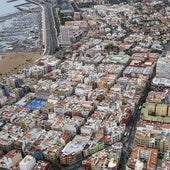 Vistas aéreas de la capital grancanaria.