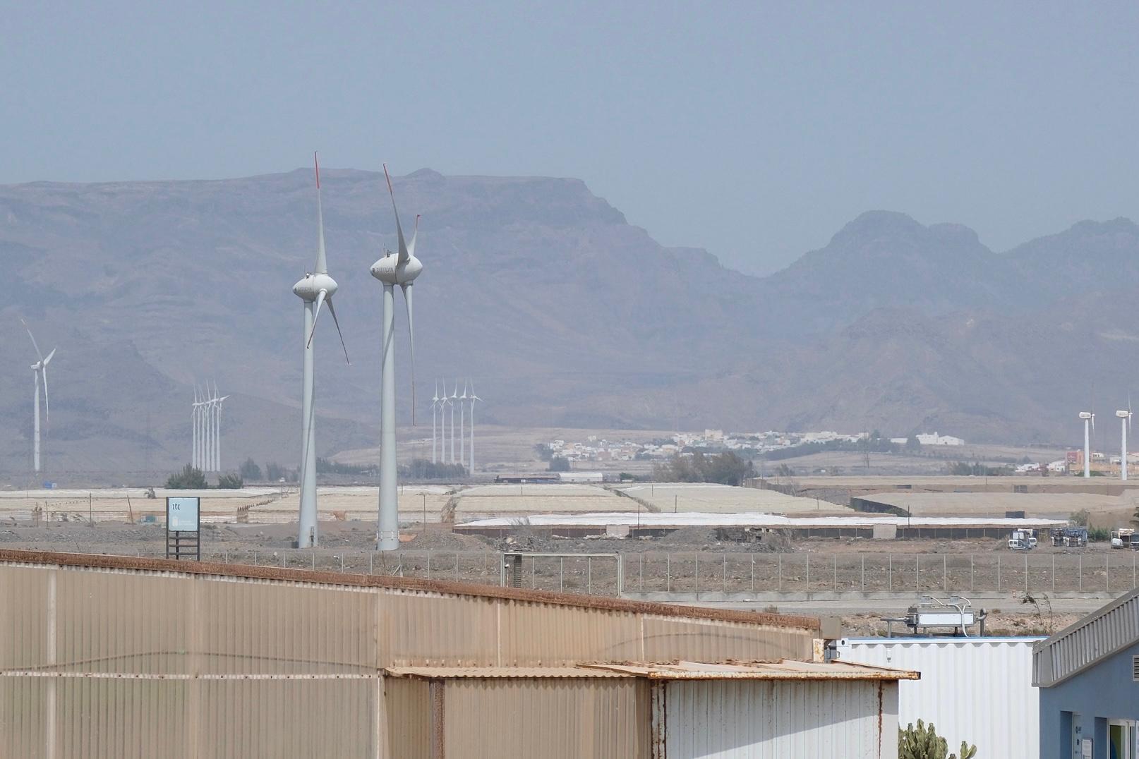 Imagen de la presencia de calima en Gran Canaria.