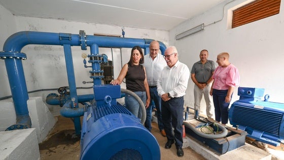 Nuevas instalaciones de impulsión de agua de abasto de Santa Brígida a San Mateo.