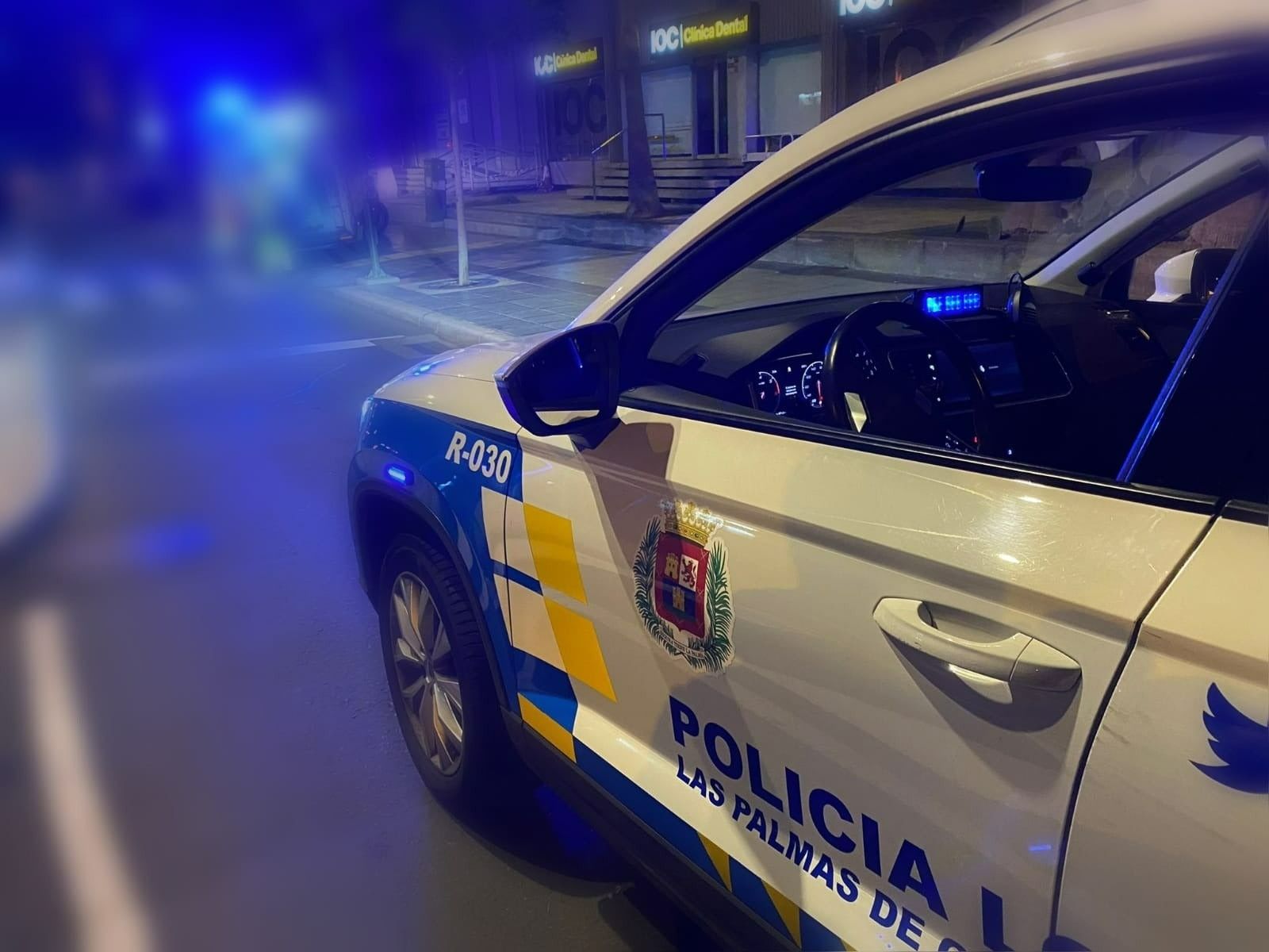 Imagen de una unidad de tráfico de la Policía Local de Las Palmas de Gran Canaria.