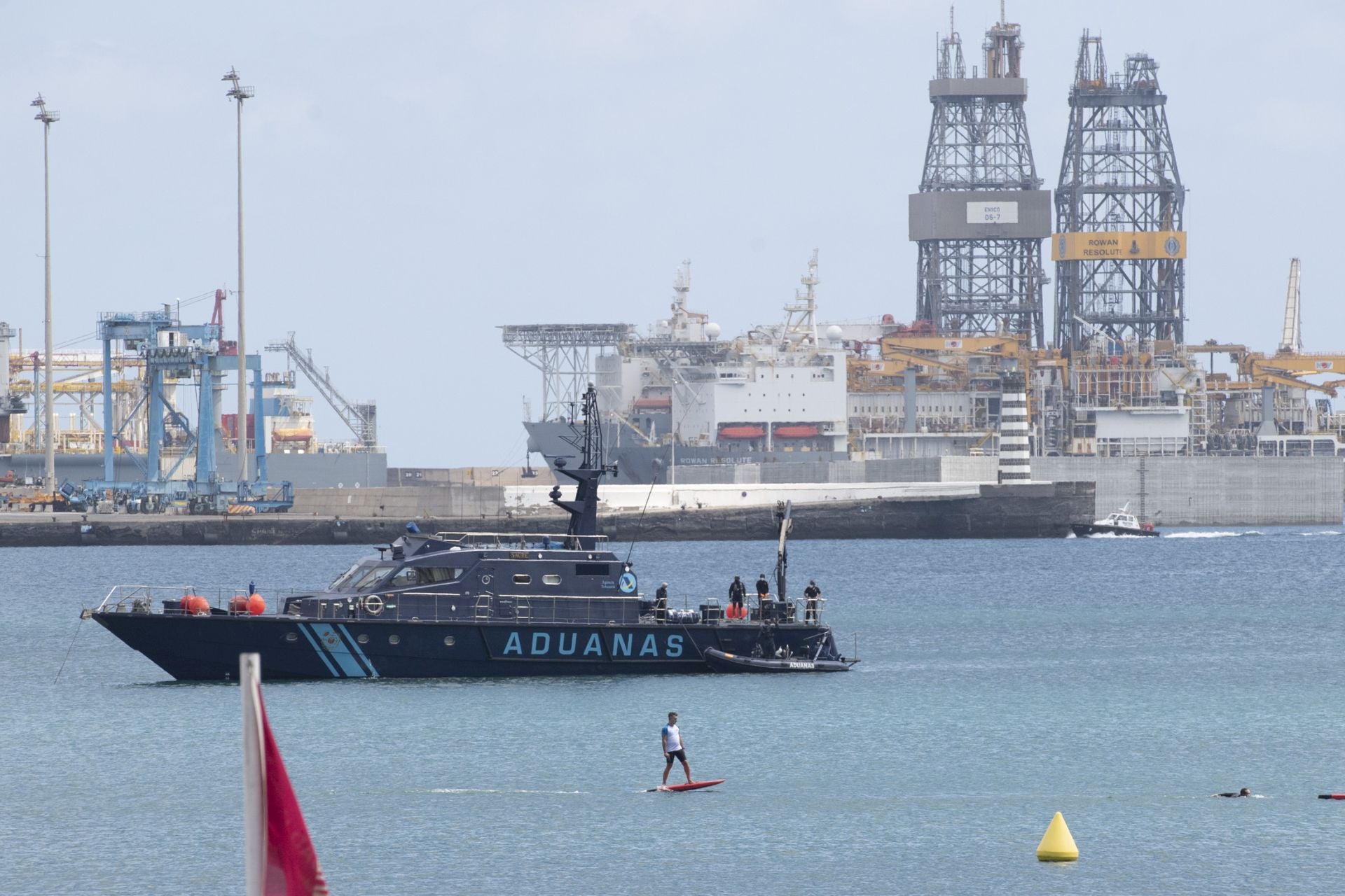 Imagen de archivo de un barco de Aduanas.