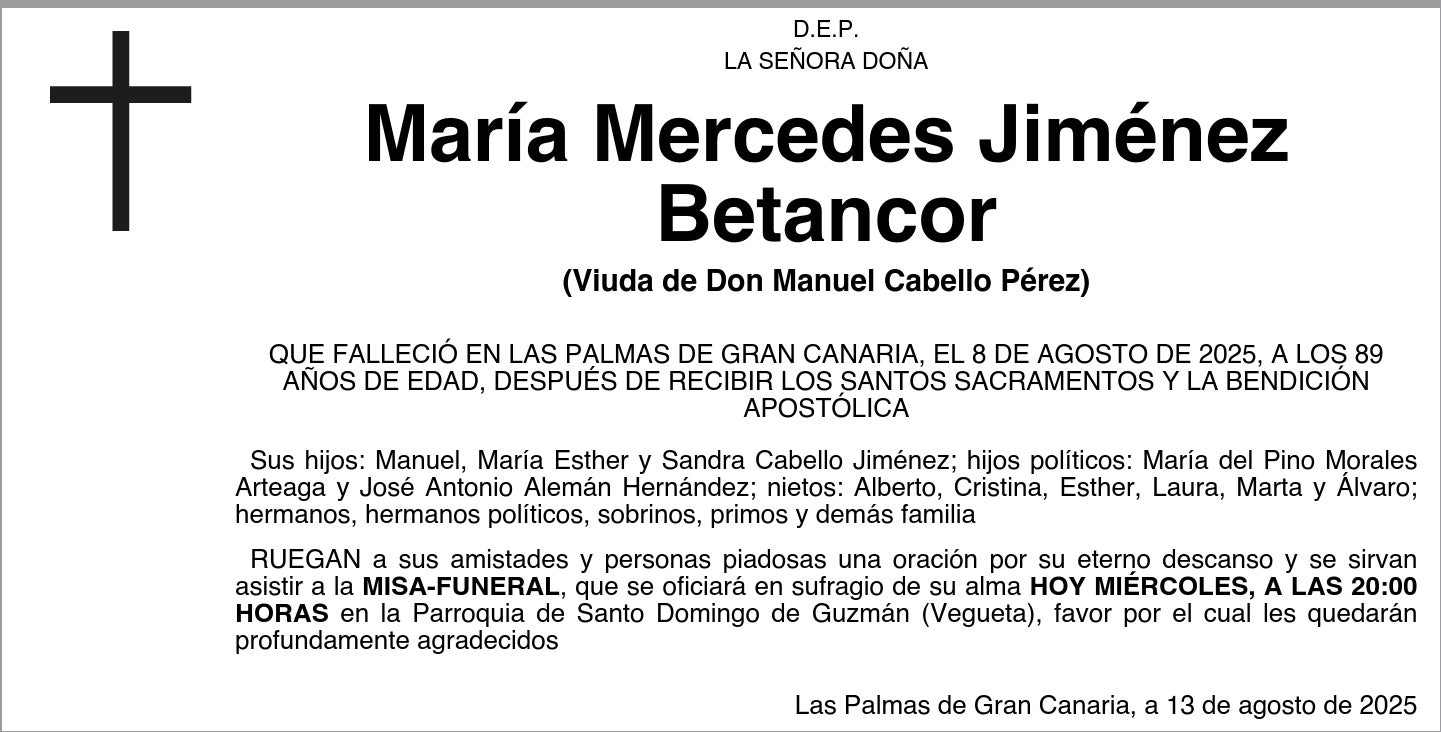 María Mercedes Jiménez Betancor