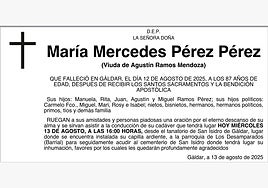 María Mercedes Pérez Pérez