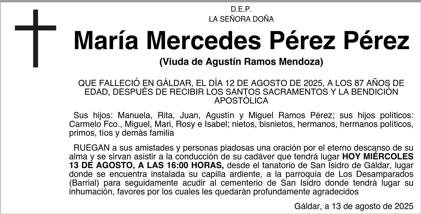 María Mercedes Pérez Pérez