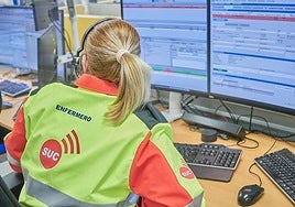 Trabajadora del Servicio de Urgencia Canario.