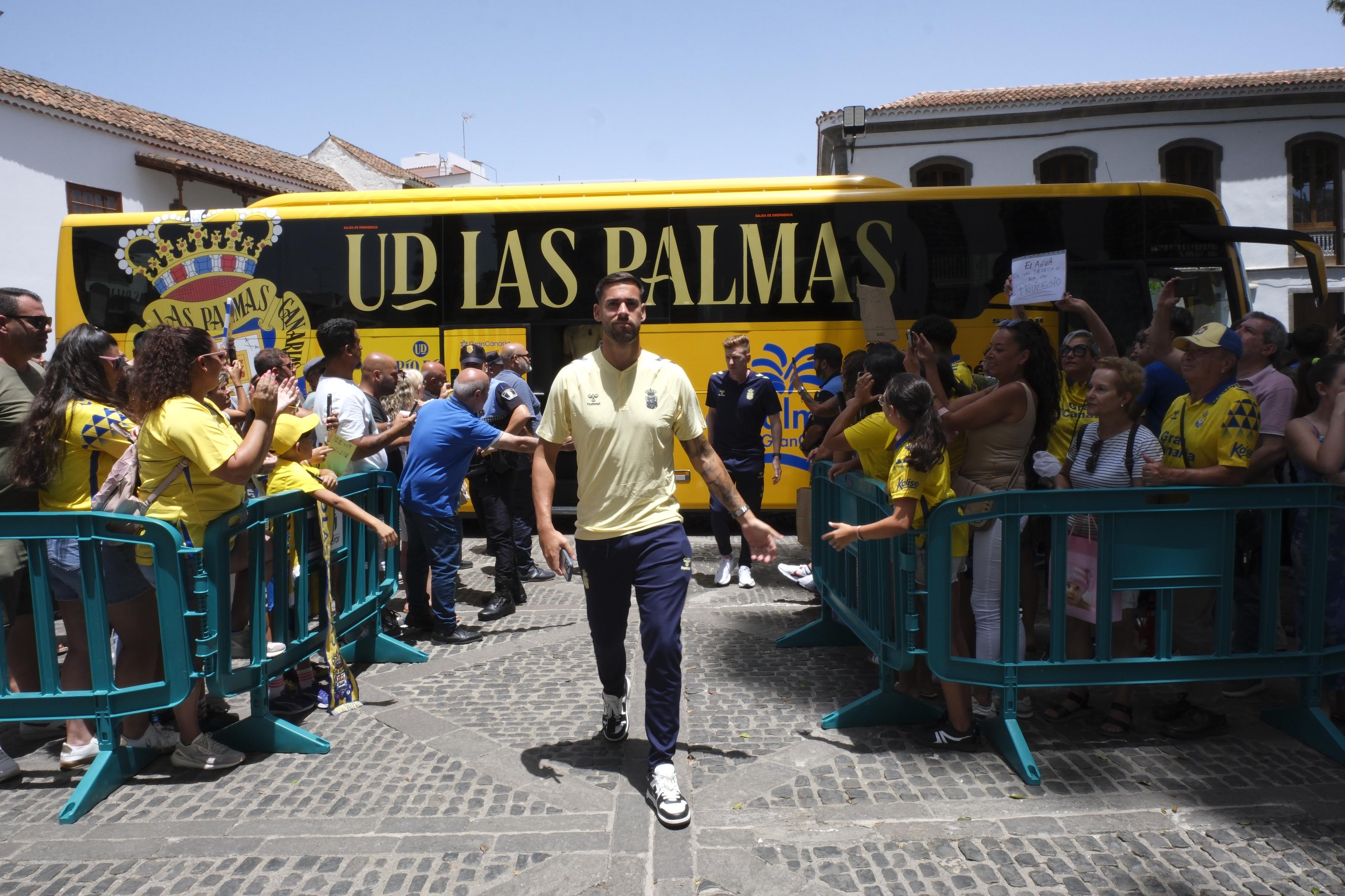 La UD visita Teror con ilusiones de Primera