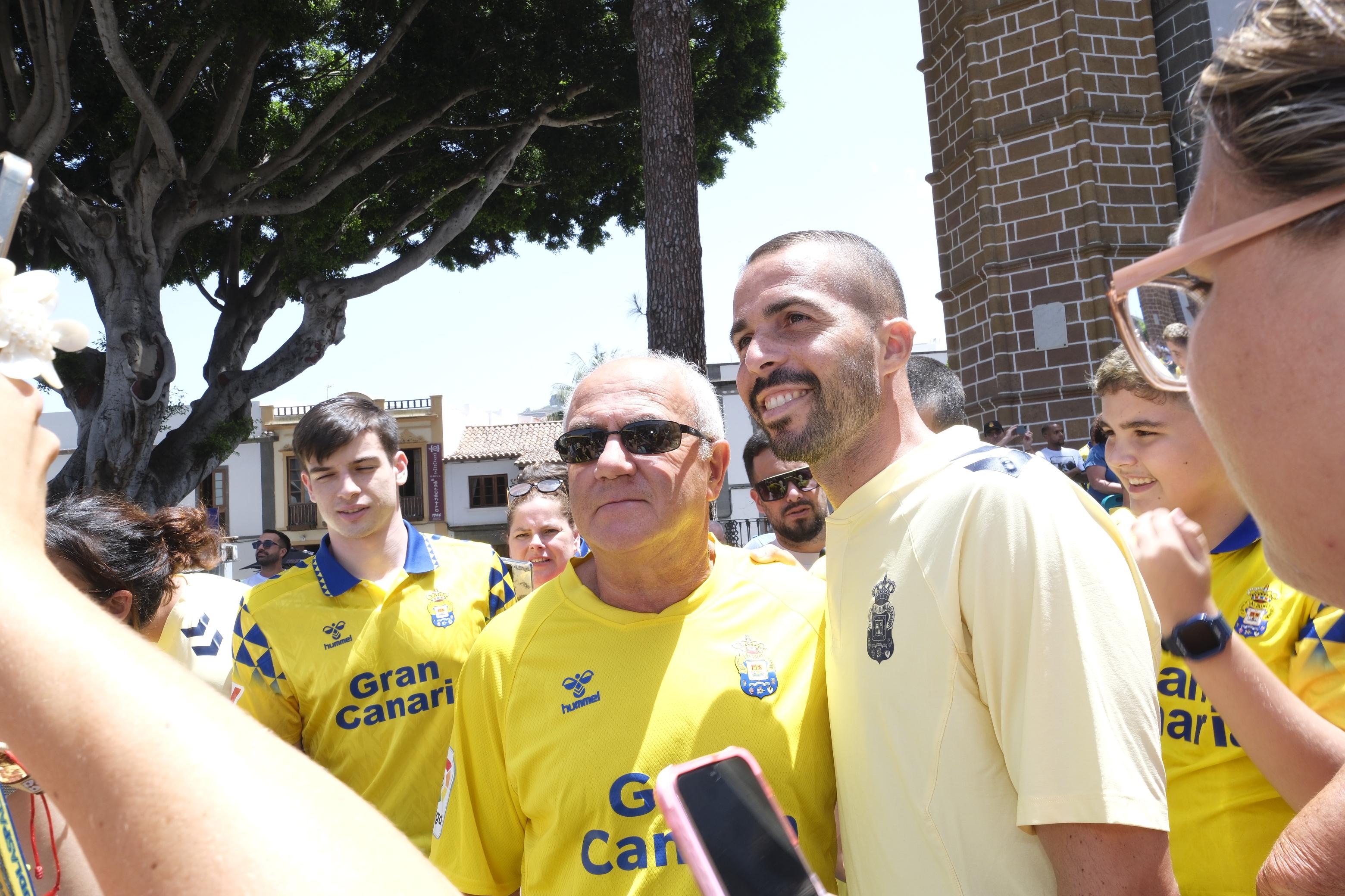 La UD visita Teror con ilusiones de Primera
