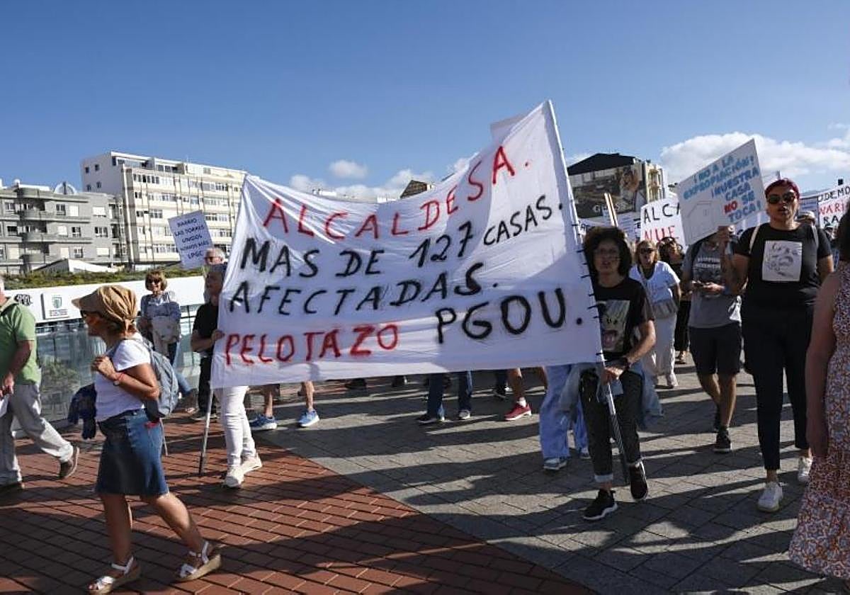 Protesta de los vecinos de Las Torres.