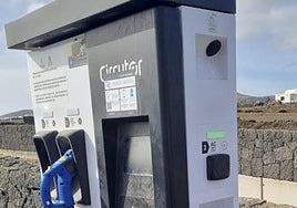 Recarga en Playa Blanca de vehículos eléctricos