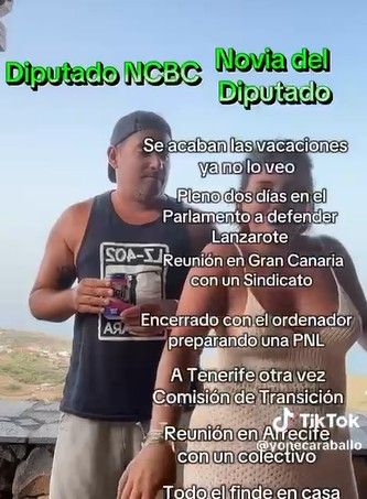 Un momento del vídeo del diputado Yoné Caraballo.