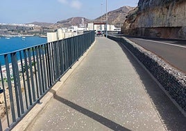 Adjudicada la renovación de la barandilla del paseo entre Arguineguín y Patalavaca