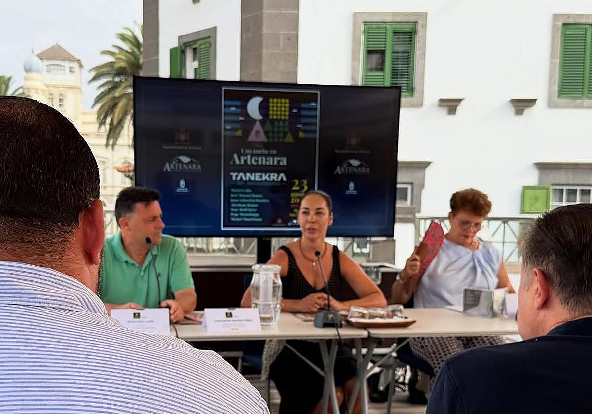 Imagen de la presentación del evento.