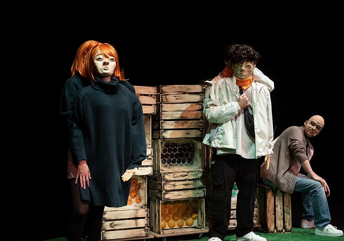 Imagen del montaje 'Volar ligera', de la compañía Gaviera.