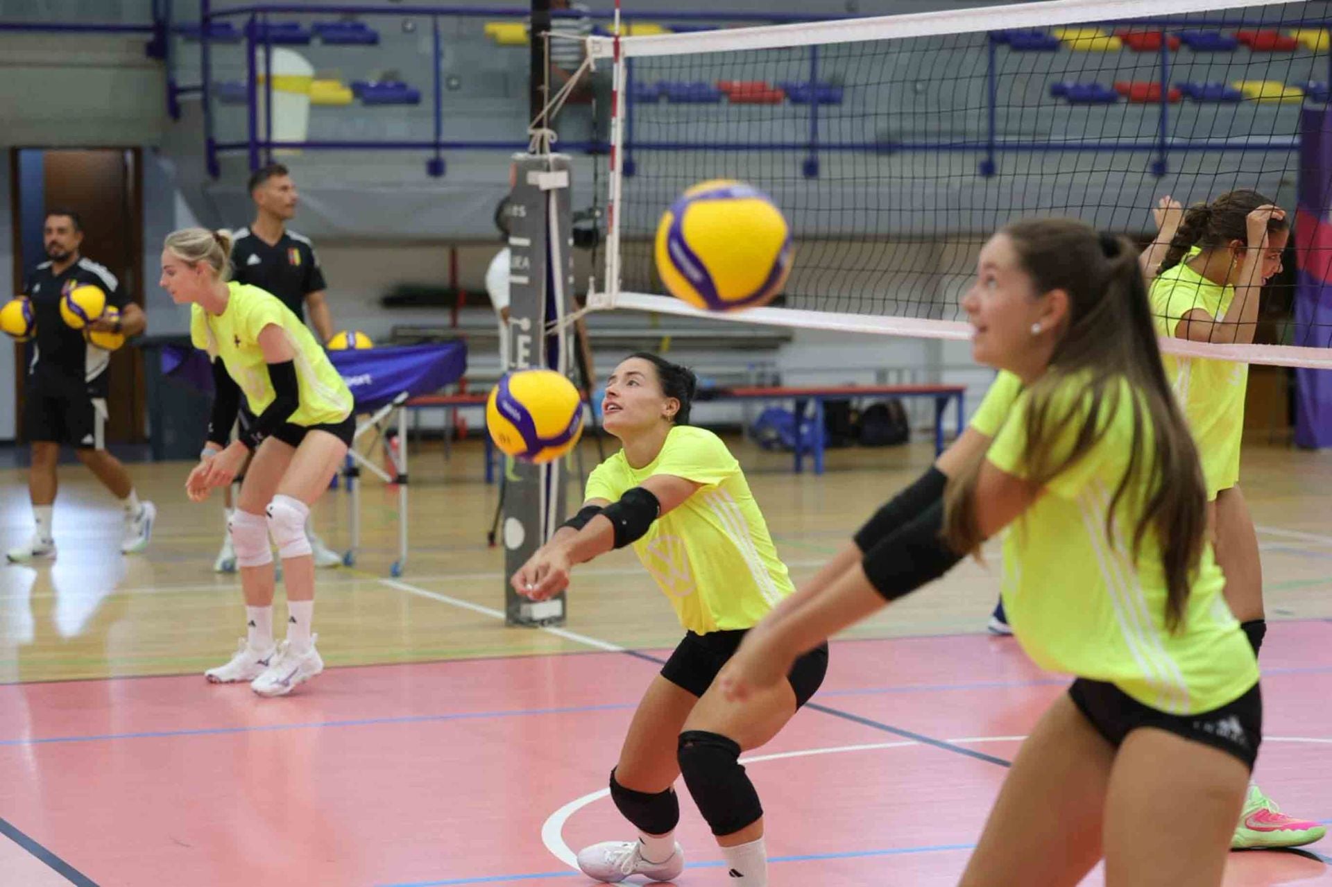 El primer entreno Heidelberg Voleibol, en imágenes