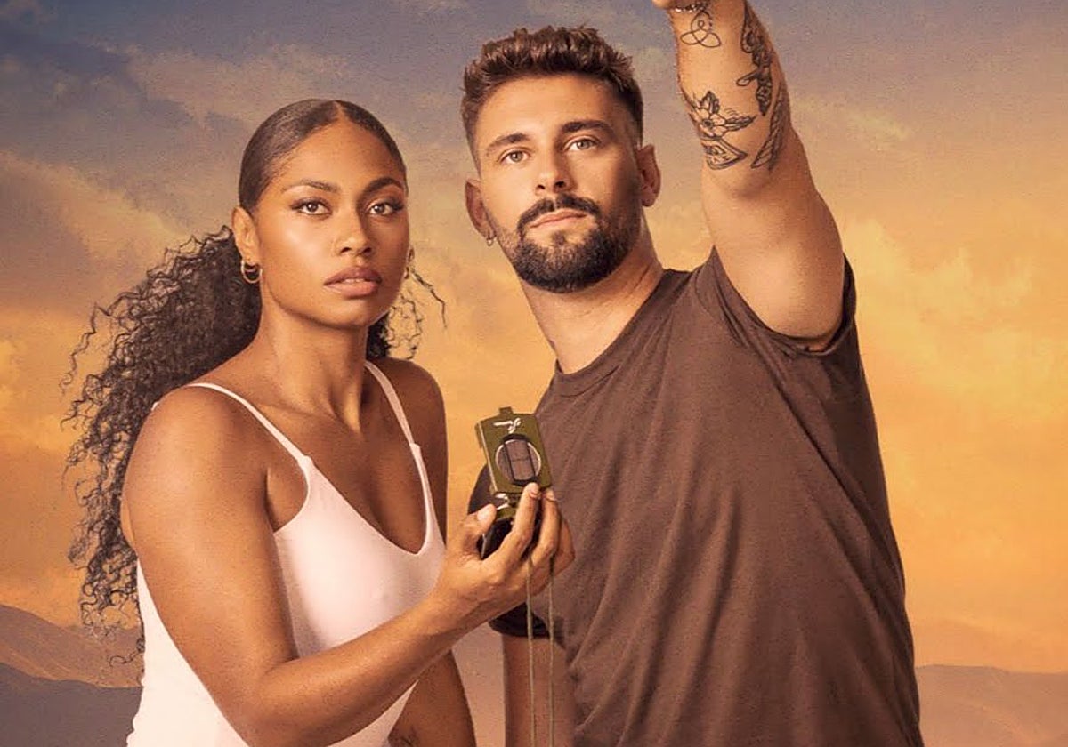 Imagen promocional de Nia y J Kbello en 'Hasta el fin del mundo'.