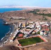 La Lajita, desde el aire.